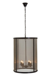 Orsina Black Finish Large Pendant Light With Hints Of Gold - thumbnail 3