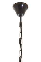 Orsina Black Finish Large Pendant Light With Hints Of Gold - thumbnail 4