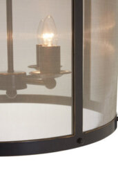 Orsina Black Finish Large Pendant Light With Hints Of Gold - thumbnail 5