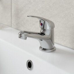 Affine Bathroom Suite 1700mm Single Ended Bath Screen Toilet Basin Vanity Taps Shower - thumbnail 6