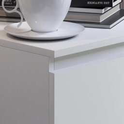 Fwstyle Carlton White 4 Drawer Chest (H) 99Cm (W) 40Cm (D) 40Cm - thumbnail 3
