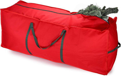 Outdoor Living (NW) Ltd Christmas Xmas Tree Decoration Zip Up Sack Fabric Storage Bag - image 1