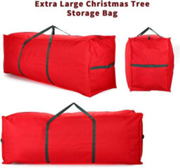 Outdoor Living (NW) Ltd Christmas Xmas Tree Decoration Zip Up Sack Fabric Storage Bag - thumbnail 3