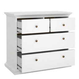 Wyld Haus Osaka 3-Piece Farmhouse Bedroom Set In White Wood - thumbnail 7