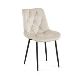 Sonara Set Of 4 Modern Velvet Dining Chairs With Ergonomic Upholstered Seats And X-Shaped Metal Legs - thumbnail 9