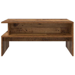 Berkfield Coffee Table Old Wood 90 X 55 X 42.5 Cm Engineered Wood - thumbnail 5
