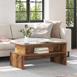 Berkfield Coffee Table Old Wood 90 X 55 X 42.5 Cm Engineered Wood - thumbnail 1
