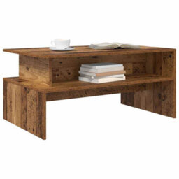 Berkfield Coffee Table Old Wood 90 X 55 X 42.5 Cm Engineered Wood - thumbnail 3
