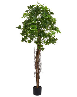 Wyld And Coco 175Cm Lifelike Potted Umbrella Tree Artificial Plant, Indoor Greenery, No Assembly - image 1