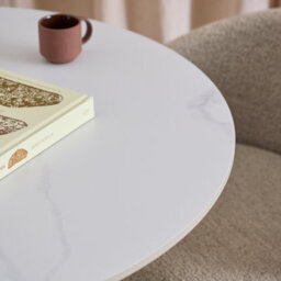 Furniture To Go Malta Round Bar Table In Ceramic White - thumbnail 3