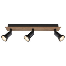 Luminosa Lighting Luminosa Drew Ceiling Spotlight Bar Dark Brown 3X Gu10 - thumbnail 3