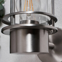 CGC Lighting Cgc Kofi Stainless Steel Outdoor Wall Lamp Light With Clear Diffuser - thumbnail 4