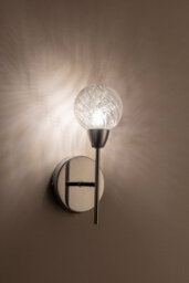 Harper Living Pack Of 2 Bolla Wall Lights, Polished Chrome, On And Off Switch, Bulbs Not Included - thumbnail 2