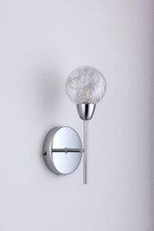 Harper Living Pack Of 2 Bolla Wall Lights, Polished Chrome, On And Off Switch, Bulbs Not Included - thumbnail 3