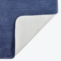 Allure Bath Fashions Luxury Microfibre Bath Mat Non-Slip - Mid Blue - thumbnail 3