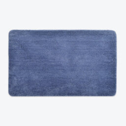 Allure Bath Fashions Luxury Microfibre Bath Mat Non-Slip - Mid Blue - thumbnail 1