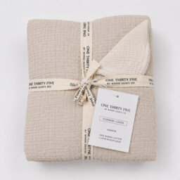 Where Saints Go Ltd Natural Stone Muslin Cotton Square Pillowcases Pack Of 2 60 X 60Cm - thumbnail 6