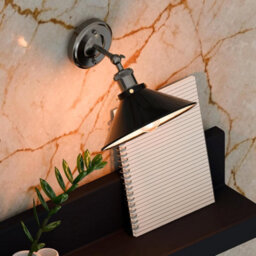 Modern Vintage Retro Industrial Wall Sconce Light 22Cm Metal Wall Lamp Adjustable Swing Arm Stylish Lighting For Bedroom Office - thumbnail 3