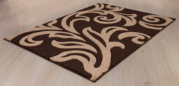 Smart Living Modern Thick Soft Carved Area Rug, Living Room Carpet, Kitchen Floor, Bedroom Soft Rugs 80Cm X 150Cm - Brown Beige - thumbnail 2