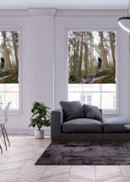 Lister Cartwright Photographic Blackout Roller Blinds For Bedroom Windows - (150 X 140 Cm) - Mountain Bike - thumbnail 2