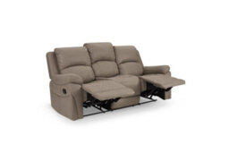 Home Detail Darius 3 Seater Recliner Sofa, Light Brown Air Leather - thumbnail 7