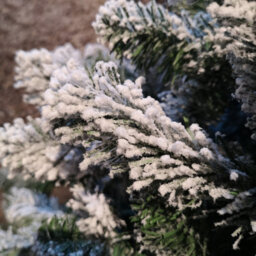Samuel Alexander Kaemingk 6Ft (180Cm) Flocked Snowy Imperial Pine Hinged Christmas Trees - thumbnail 5