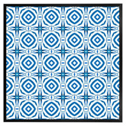 "Andrew Lee Blue Powerful (Picutre Frame) / 16X16"" / Grey" - thumbnail 4