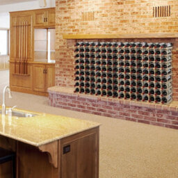 Wooden 36 Bottle Wine Rack Freestanding Wine Holder Modular Wine Storage Shelf - thumbnail 1