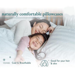 Ameha Stripe Filled Pillow Dream Sleep Premier Hotel Quality Hypoallergenic Bed Pillows Anti Allergy Soft Quilted Pillow 2 Pair - thumbnail 7