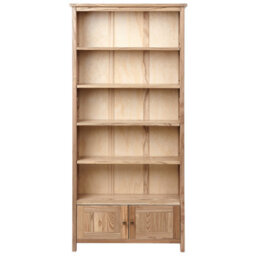 Beliani Bookcase Salton Sassafras Wood 179 Cm Brown - thumbnail 6