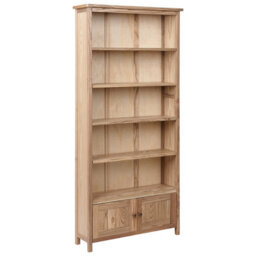 Beliani Bookcase Salton Sassafras Wood 179 Cm Brown
