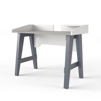 Alphason Dorel Home Truro Office Writing Desk In Grey - image 1