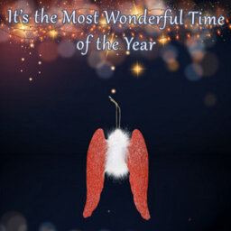 Christmas Tree Decoration Hanging Angel With Glitter And Fur X Red - thumbnail 3