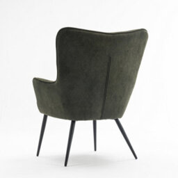 More4Homes Vera Occasional Armchair Living Room Bedroom Modern Velvet Accent Chair (Green) - thumbnail 4