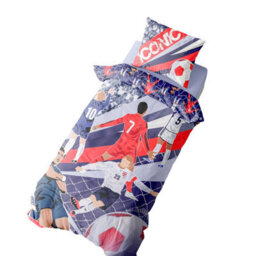 K Collection Its Coming Home Iconic Panel Duvet Set Multicoloured (Single) - thumbnail 1