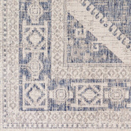 Livabliss Tuareg-Global Blue Grey Off-White Vintage In- & Outdoor Rug 160 X 213 Cm Easy Care, Non Shedding - thumbnail 7