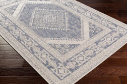 Livabliss Tuareg-Global Blue Grey Off-White Vintage In- & Outdoor Rug 160 X 213 Cm Easy Care, Non Shedding - thumbnail 6