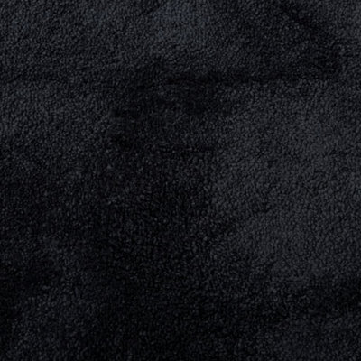 Berkfield Modern Rug Oviedo Short Pile Black 120X120 Cm
