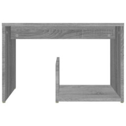 Berkfield Modern Side Table Grey Sonoma 59X36X38 Cm Engineered Wood - thumbnail 4