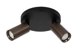 Lucide Ritmo Ceiling Spotlight Diameter 15Cm 2Xgu10 (Mr11) - Coffee - thumbnail 2