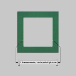 Ak Frames 5X5 Emerald Picture Mounts To Fit 3.5X3.5 Aperture Size - Mount Board Only (No Frame Included) - thumbnail 4