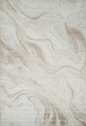 Perla Modern Abstract Action Living Room Area Rug Metallic Sheen Contemporary Hallway Runner Resin-Beige 120X170 Cm - thumbnail 6