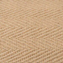 Loomed Natural Jute Green Cotton Border Runner Rug 70X240Cm - thumbnail 3