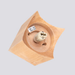 Luminosa Lighting Luminosa Solis Minimalist Ceiling Lamp Natural Wood - thumbnail 5