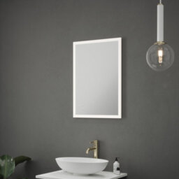 FNX Bathrooms Helsinki Led Bathroom Mirror With Anti-Fog Demister, Ip44 Rated & Diffused 4000K Natural White Light, 500X700mm - thumbnail 3