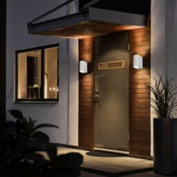 Long Life Lamps Company Matt White Led Modern Double Outdoor Wall Light Up/down Garden Light Zlc055W - thumbnail 7