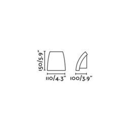 Luminosa Lighting Luminosa Proa 1 Light Outdoor Wall Light Dark Grey Ip44, Gu10 - thumbnail 3