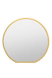 Mirroroutlet The Circulus Gold Framed Flat Bottom Circular Wall Mirror 84Cm X 80Cm - thumbnail 2