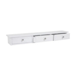 3 Drawers Wall Mounted Floating Shelf Display Storage Rack - thumbnail 1