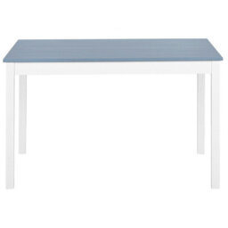 Beliani Dining Set Moana Pine Wood White 4 Seater - thumbnail 8